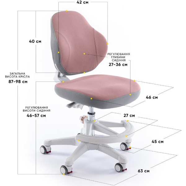 Фото - Крісло дитяче Evo-kids Mio Classic DP (Y-405 DP)